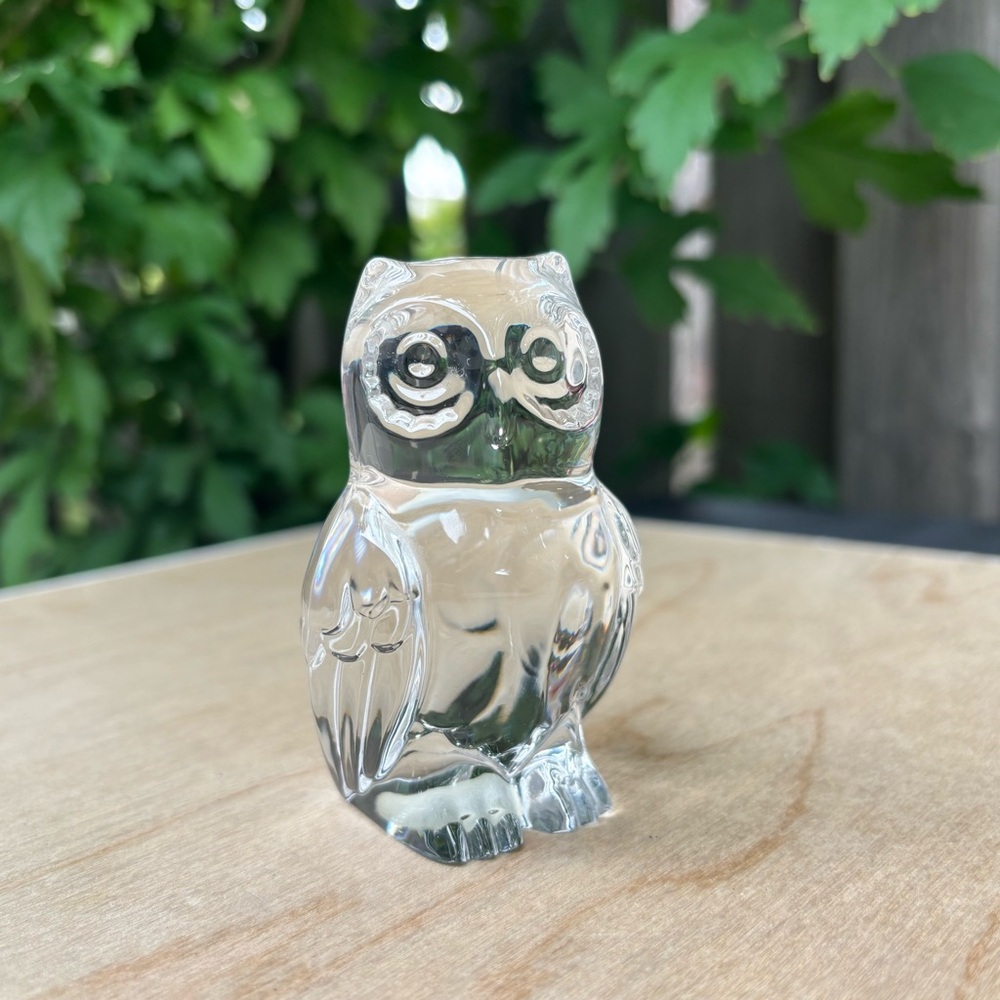 Princess House Pets Crystal Owl Figure